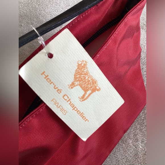 Herve Chapelier Paris Small Chic Red Bag - Picture 10 of 10